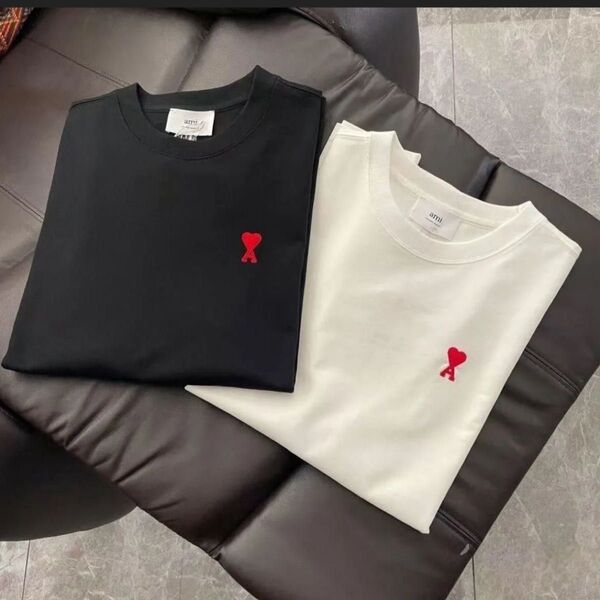 AMI DE COEUR Tシャツ ユニセックス2枚セットならお得です。