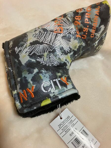 ザビ Army Camo パターカバー マルチカラー NY CITY 未使用