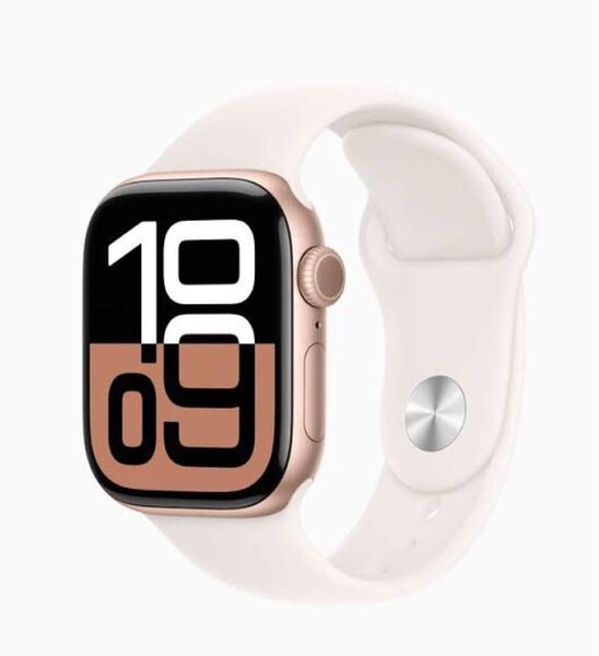 Apple Watch Series10 GPSモデル 42mm ローズゴールドアルミニウムケース パッケージ破損あり ほぼ未使用