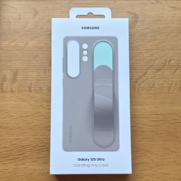 Samsung Galaxy S25 Ultra Standing Grip Case Gray 純正ケース 新品未開封