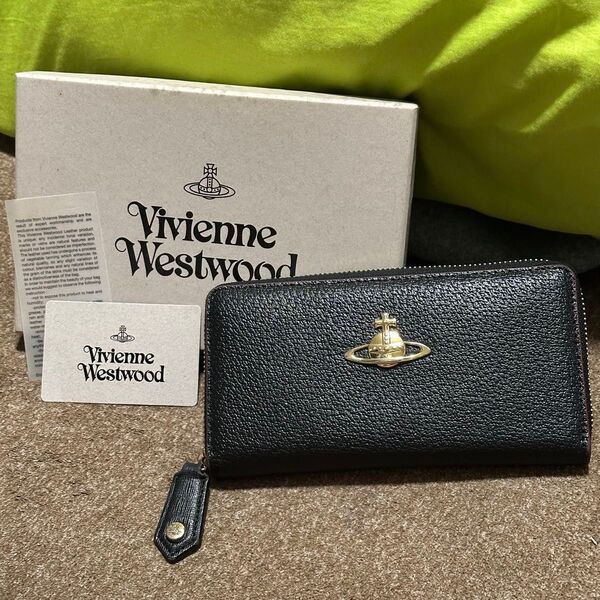 Vivienne Westwood ラウンドファスナー レザー 長財布