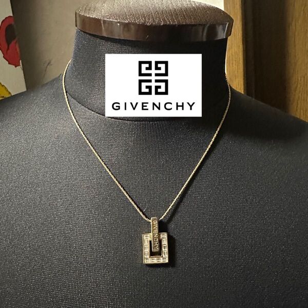 givenchy ネックレス ラインストーン ゴールドカラー
