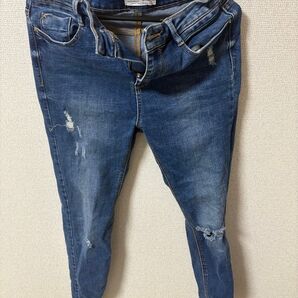 デニムパンツ ジーンズ ストレッチ デニム パンツ stradivarius ZARA 姉妹ブランド