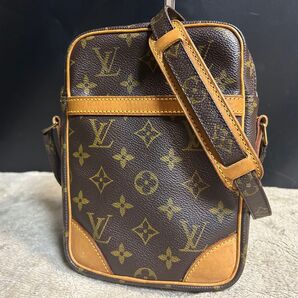 ルイヴィトン LOUIS VUITTON ショルダーバッグ ダヌーブ モノグラム レザー ブラウン M45266