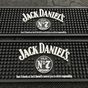 ジャックダニエル バーマット Jack Daniel's キャンプ アウトドア用品 グラスマット 水切りマット 雑貨 2枚セット