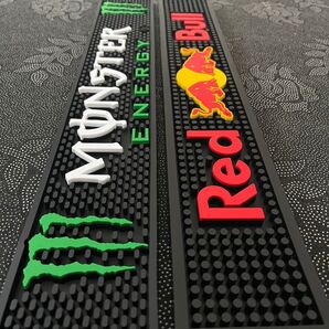 レッドブル モンスターエナジー ラバーバーマット バーカウンター 水切りマット アメリカン雑貨 グラスマット キッチンマット