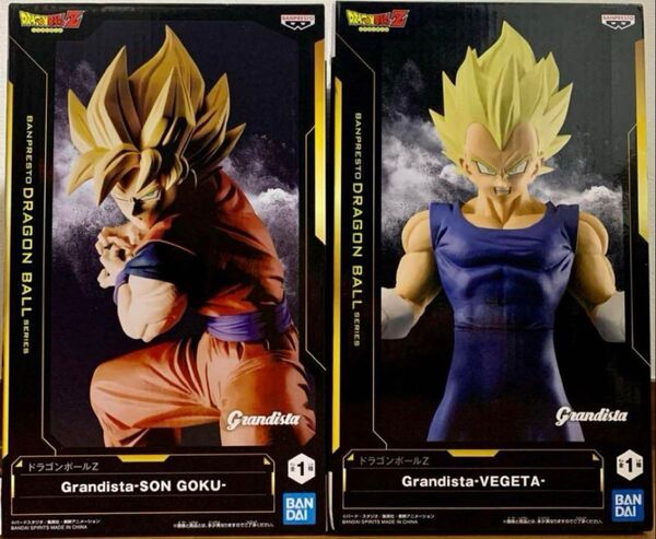 【未開封品】ドラゴンボール グランディスタ 孫悟空 ベジータ フィギュア