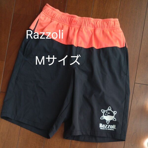 Razzoli ハーフパンツ Mサイズ オレンジ×ブラック
