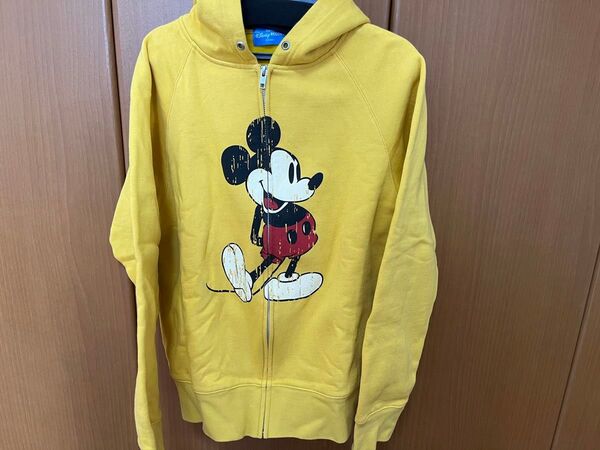 美品 ディズニー公式 ミッキーパーカー Disney ミッキーマウス パーカー