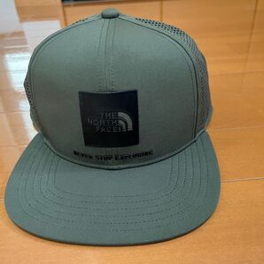 美品 THE NORTH FACE テックロゴキャップ ニュートープ サイズフリー ノースフェイス