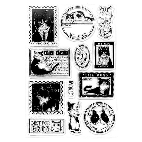 クリアスタンプ1942:MY CAT《2点で15%、3点で20%OFF》