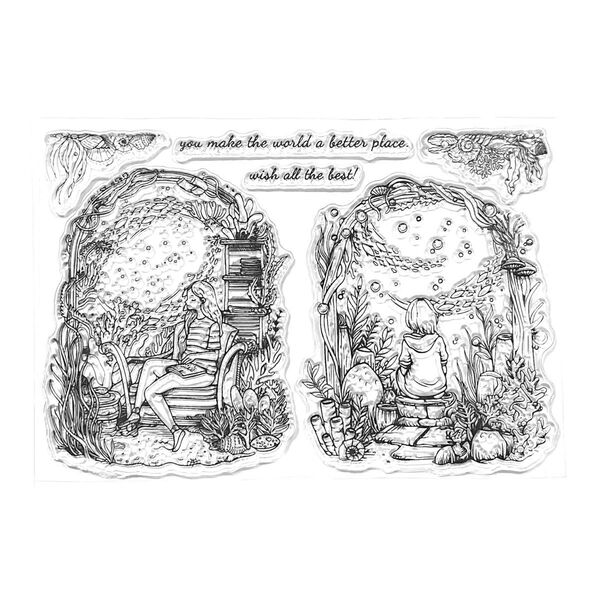 クリアスタンプ1946:aquarium《2点で15%、3点で20%OFF》