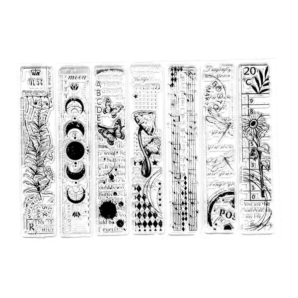 クリアスタンプ1948:コラージュ(moon)《2点で15%、3点で20%OFF》