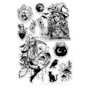 クリアスタンプ1975:witch《2点で15%、3点で20%OFF》