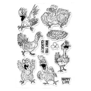 クリアスタンプ2004:WHAT THE CLUCK!?《2点で15%、3点で20%OFF》
