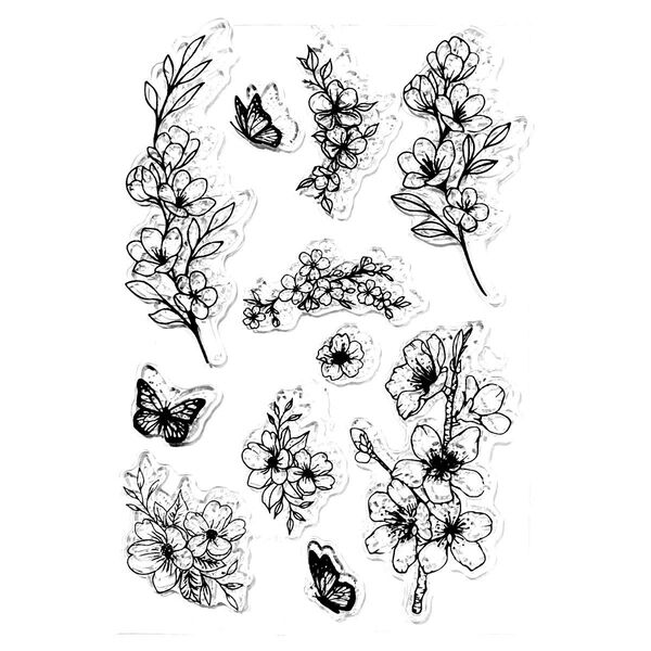 クリアスタンプ2012:桜《2点で15%、3点で20%OFF》