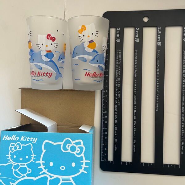 !値下げ可能!SANRIO ハローキティ Hello Kitty ペアグラスセット ハローキティ コップ グラス 食器 レトロ