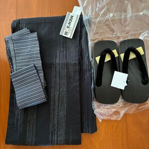 メンズ 浴衣 下駄 帯 セット