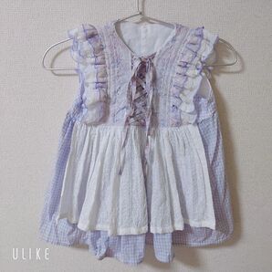 ハンドメイド リバティ 総柄 ワンピース アンブリア 100 chicoさま
