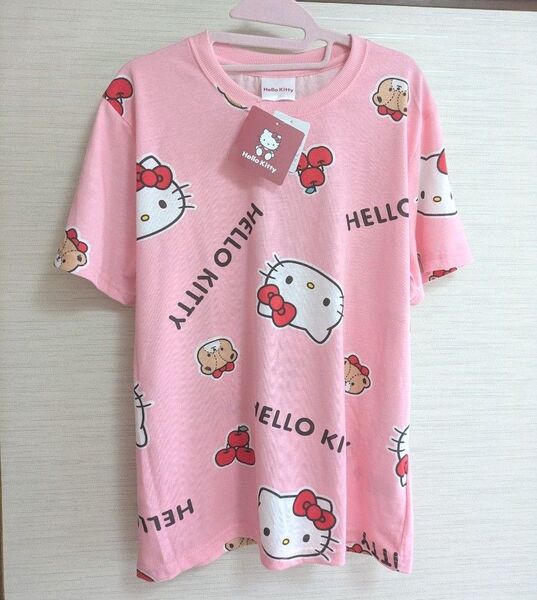 しまむら ハローキティ Tシャツ ピンク Мサイズ