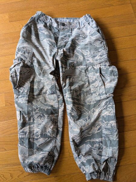 米軍実物 US AIR FORCE デジタル タイガーカモ ABU 迷彩 カーゴ パンツ