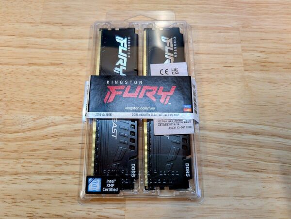 【国内正規品】Kingston DDR5-6800 KF568C34BBK-32 メモリー 32GB