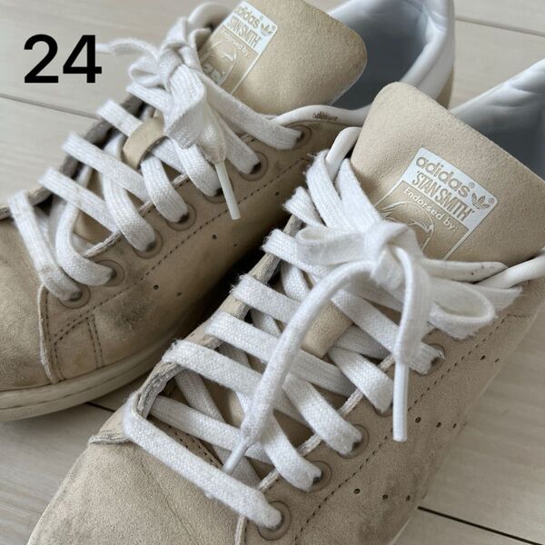 アディダス スタンスミス STAN SMITH クリームホワイトベージュ24.0 GY5716