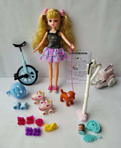 リカちゃん プリンちゃん まとめ売り 一輪車 ローラースケート靴 掃除機