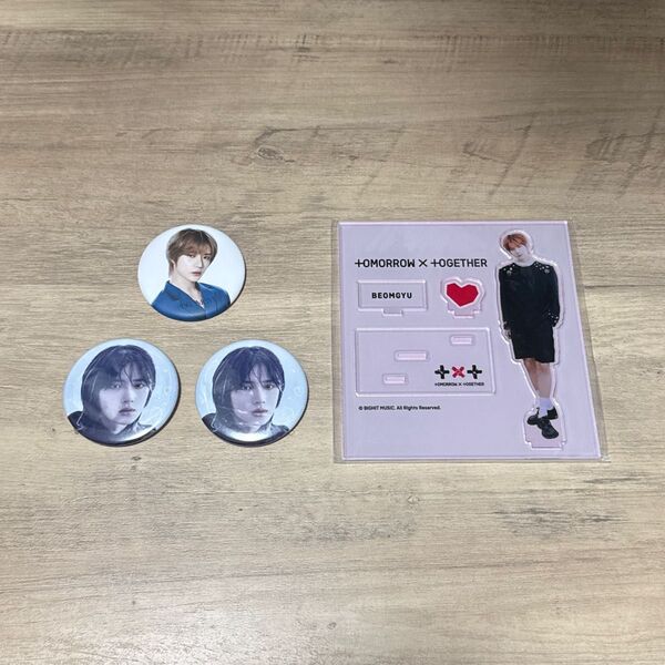 TXT ボムギュ ACT:PROMISE ACT:LOVESICK chaoticwonderland アクスタ 缶バッジ セット
