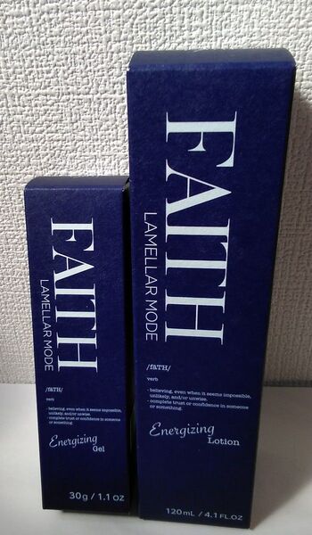フェース エナジャイジングローション120ml&ゲル30g 新品
