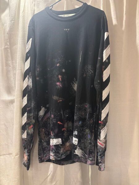激レア オフホワイト GALAXY BRUSHE ロングスリーブTシャツ 長袖