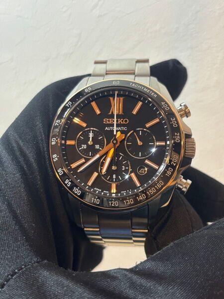 セール バーゲン セイコー ブライツ SDGZ012 黒文字盤 クロノグラフ SEIKO 腕時計 ステンレス