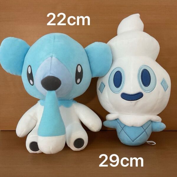 【非売品】ポケットモンスター もふぐっと ぬいぐるみ 2体 / クマシュン 、バニプッチ / アミューズメント プライズ ポケモン