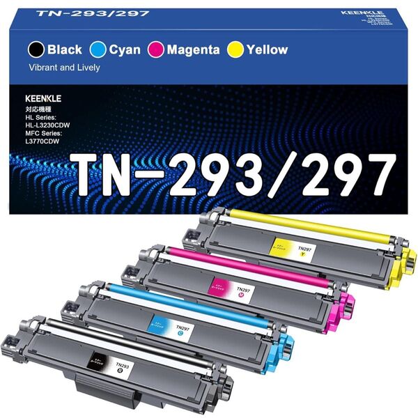 TN-293 TN-297 ブラザー 用 トナーカートリッジ TN-293BK TN-297CMY 4色セット Brother 用