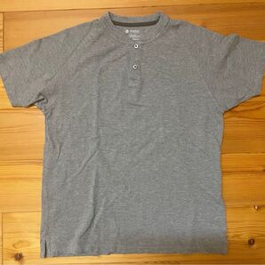 nano universe Anti Soaked ヘビーヘンリーネックTシャツ