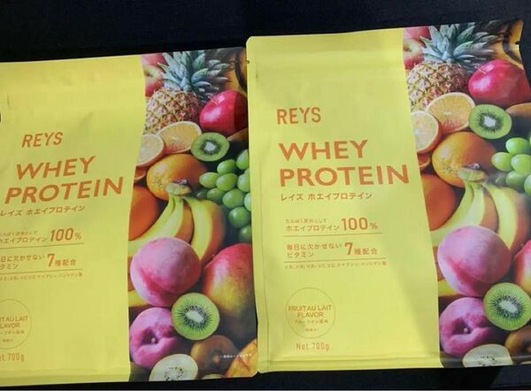 REY'S WHEY PROTEIN フルーツオレ風味 700gX2袋