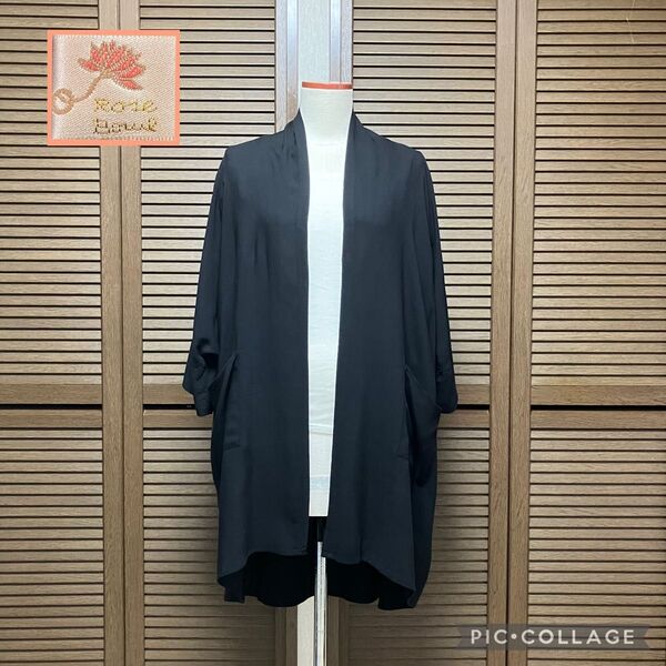 Deco コットン ロングカーディガン カーディガン ロング丈
