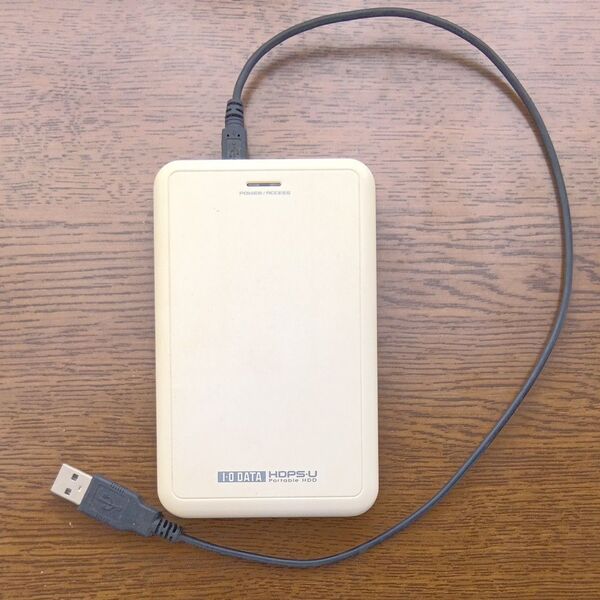 I-O DATA ポータブルHDD ホワイト HDPS-U500