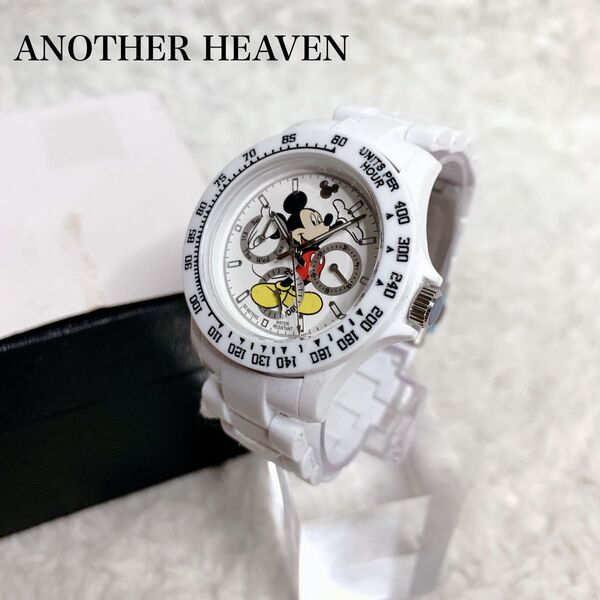 ANOTHER HEAVEN DISNEY コラボ時計 ホワイト ミッキー ミッキーマウス ディズニー 腕時計