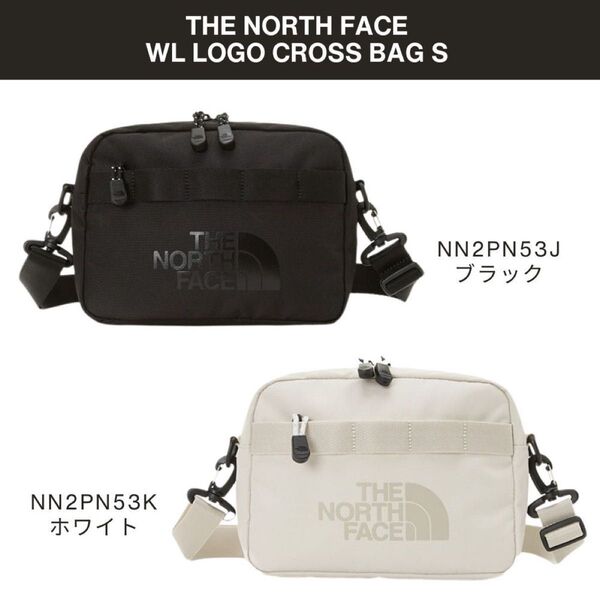 新品未使用 ノースフェイス 韓国ホワイトレーベル the north face ブラック WL LOGOCROSS BAG S