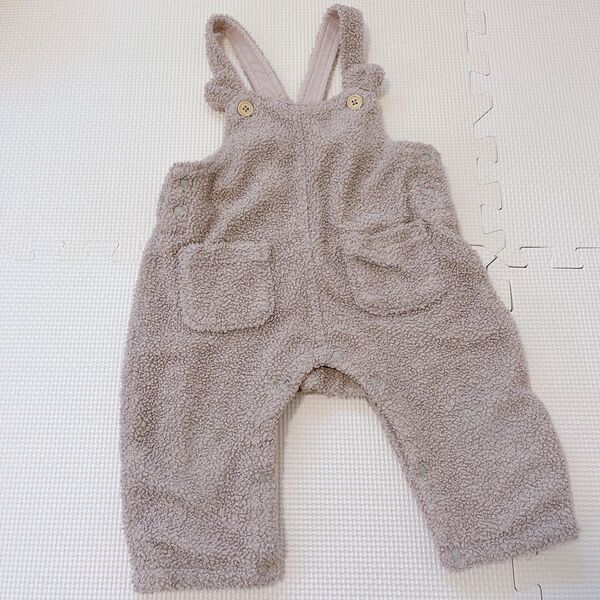 キッズ ベビー服 子供服 オーバーオール petit main プティマイン 80cm くまさん