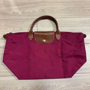 正規品 ロンシャン ル・プリアージュ Lトートバッグ ダークピンク ローズ LONGCHAMP