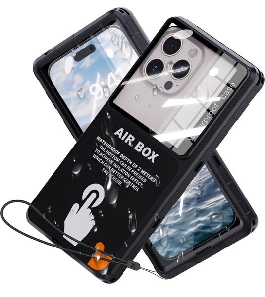 完全防水・防塵 スマホケース 最大6.9インチ対応
