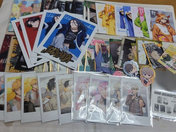 WIND BREAKER ウィンブレ 紙類まとめ売り ブロマイド ステッカー カード 華絵札