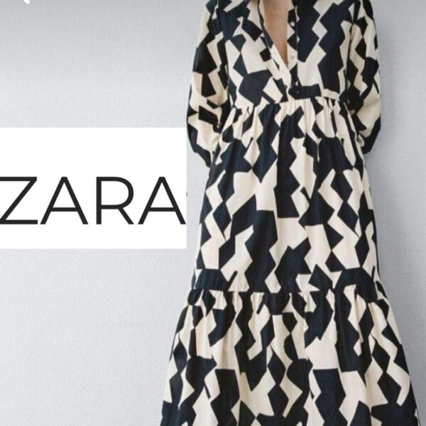 ZARA ザラ 幾何学ワンピース 大幅値下げ!