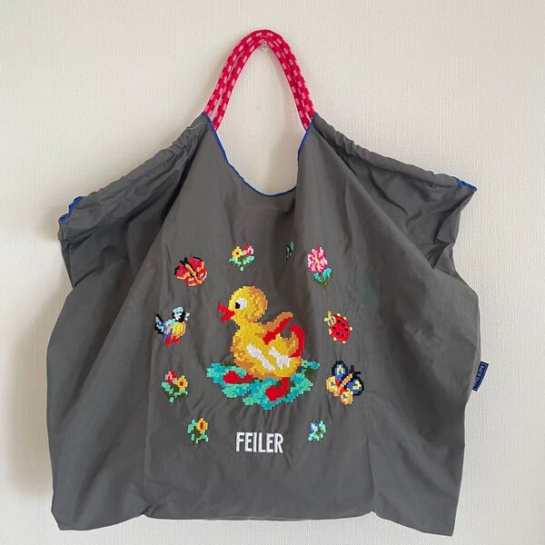 フェイラー×ボール&チェーン ハイジ 刺繍エコバッグ L 新品未使用