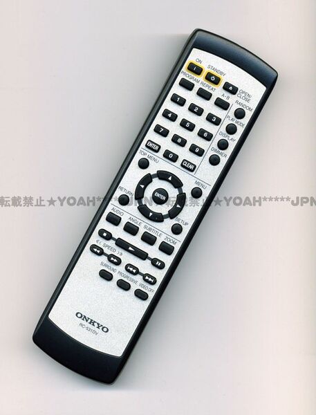純正 ☆ ONKYO DVD リモコン RC-531DV 赤外線発光確認済み オンキョー DV-SP155 DVD PLAYER