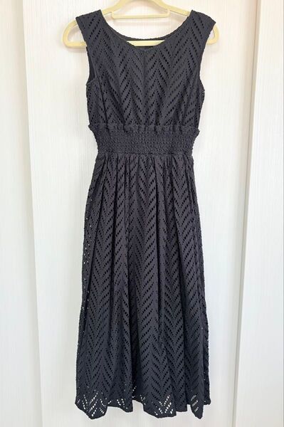 ◆ PROPORTION BODY DRESSING◆コットンレース ノースリーブワンピース/Mサイズ/綿