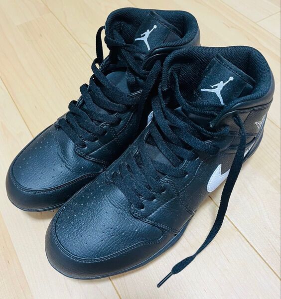 【美品】NIKE Jordan 1 Mid TD アメフト スパイク 27.5