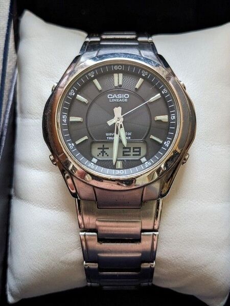 CASIO カシオ ウェーブセプター LINEAGE 電波ソーラーLCW-110